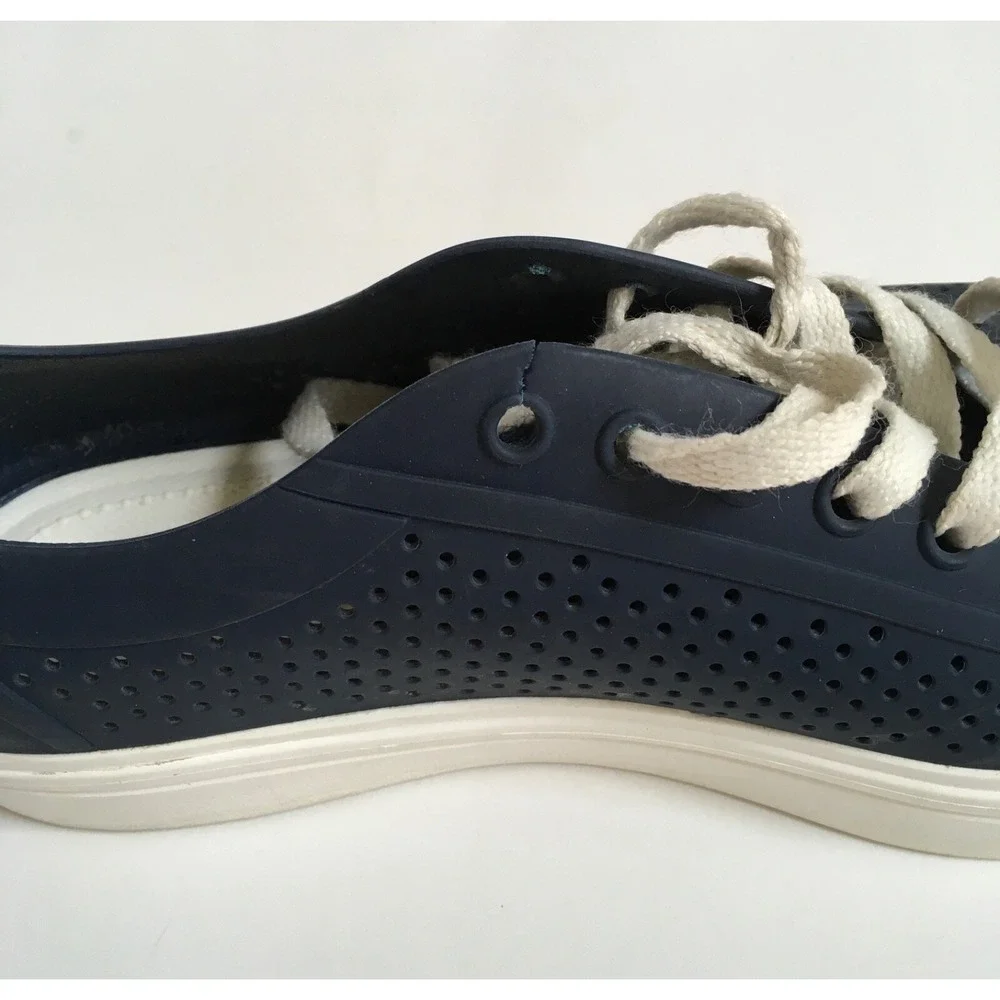 Crocs Citilane Roka Court Mens Navy Blue Casual Shoes 204872 Low Top Size 9